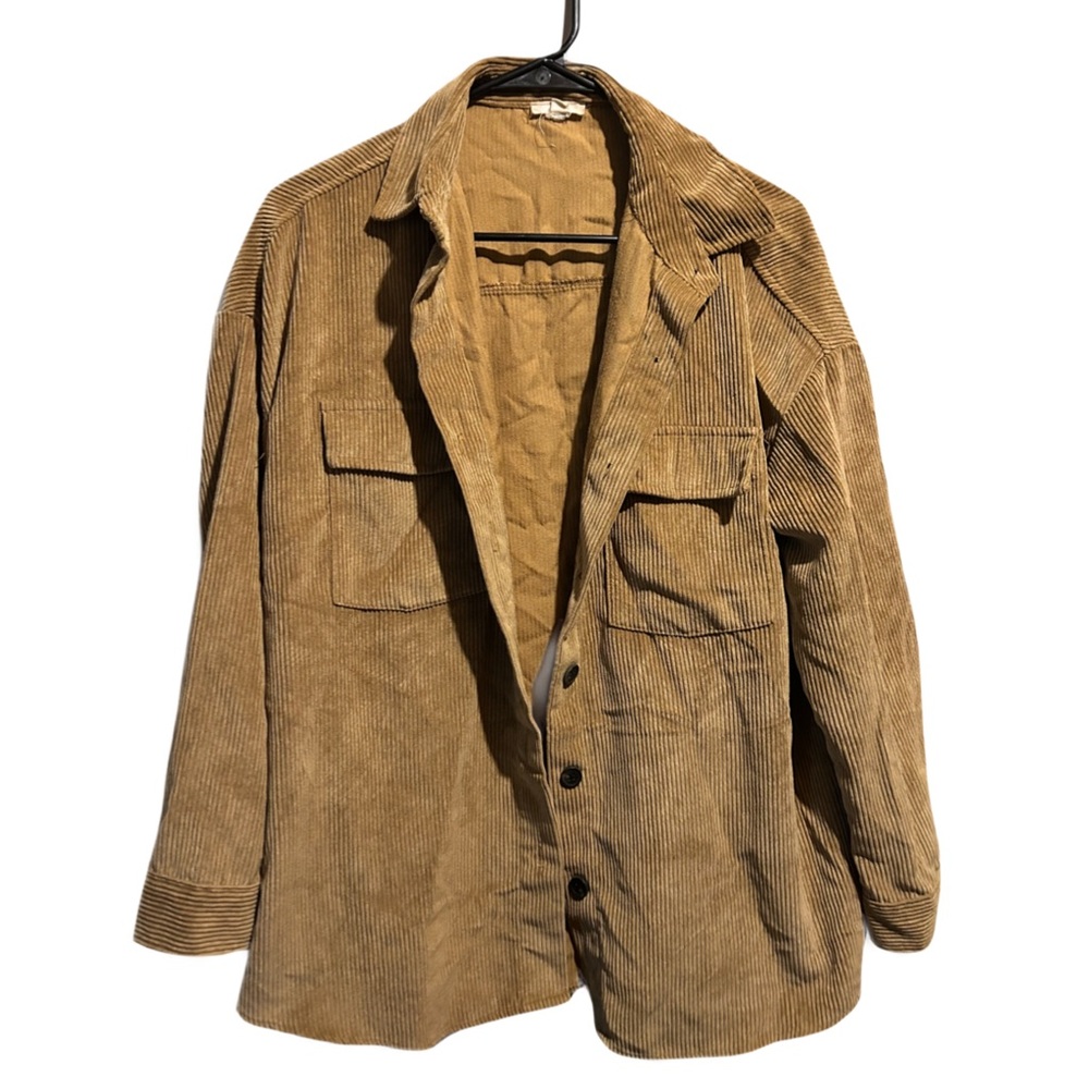 🧸Tan Corduroy Jacket